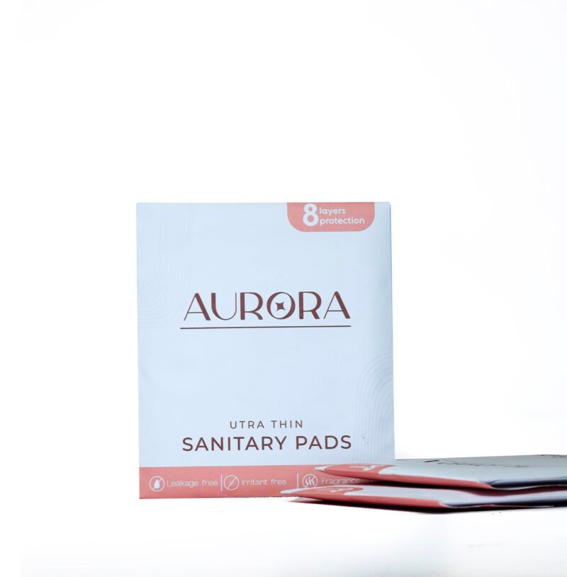 Trial pads showcasing our premium anion sanitary pads.